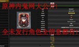 原神爆料角色汇总表最新,角色汇总表深度解析，神秘新角色即将亮相！